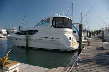 This vessel is fueled and ready for the owner to arrive. Bahamas here we come! Sea Ray 390 Motor Cruiser - Bound for the Bahamas