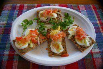 OOH LA LA! Was first introduced to us as a hearty breakfast. It's terrific with a Martini or as a midmorning snack. OOh La La! An appetizer or a mini-meal