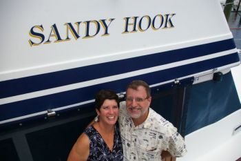 Cindy & Thad- all relaxed and refreshed after spending time living the dream! Four Days of Fun on Sandy Hook