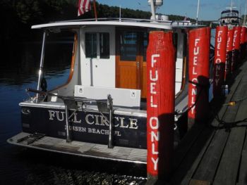 A beautiful 37 foot Down-East cruiser built by Campbell's Custom Yachts sits at Atlantic Yacht Basin in Great Bridge VA. Full Circle - Training Aboard a Campbells Custom Down-East Yacht