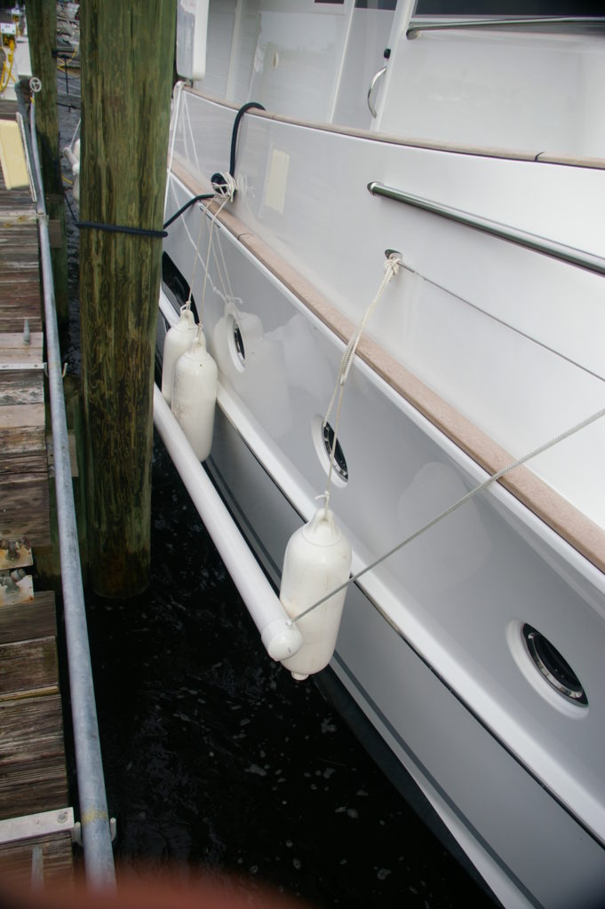 Docking With Fender Boards