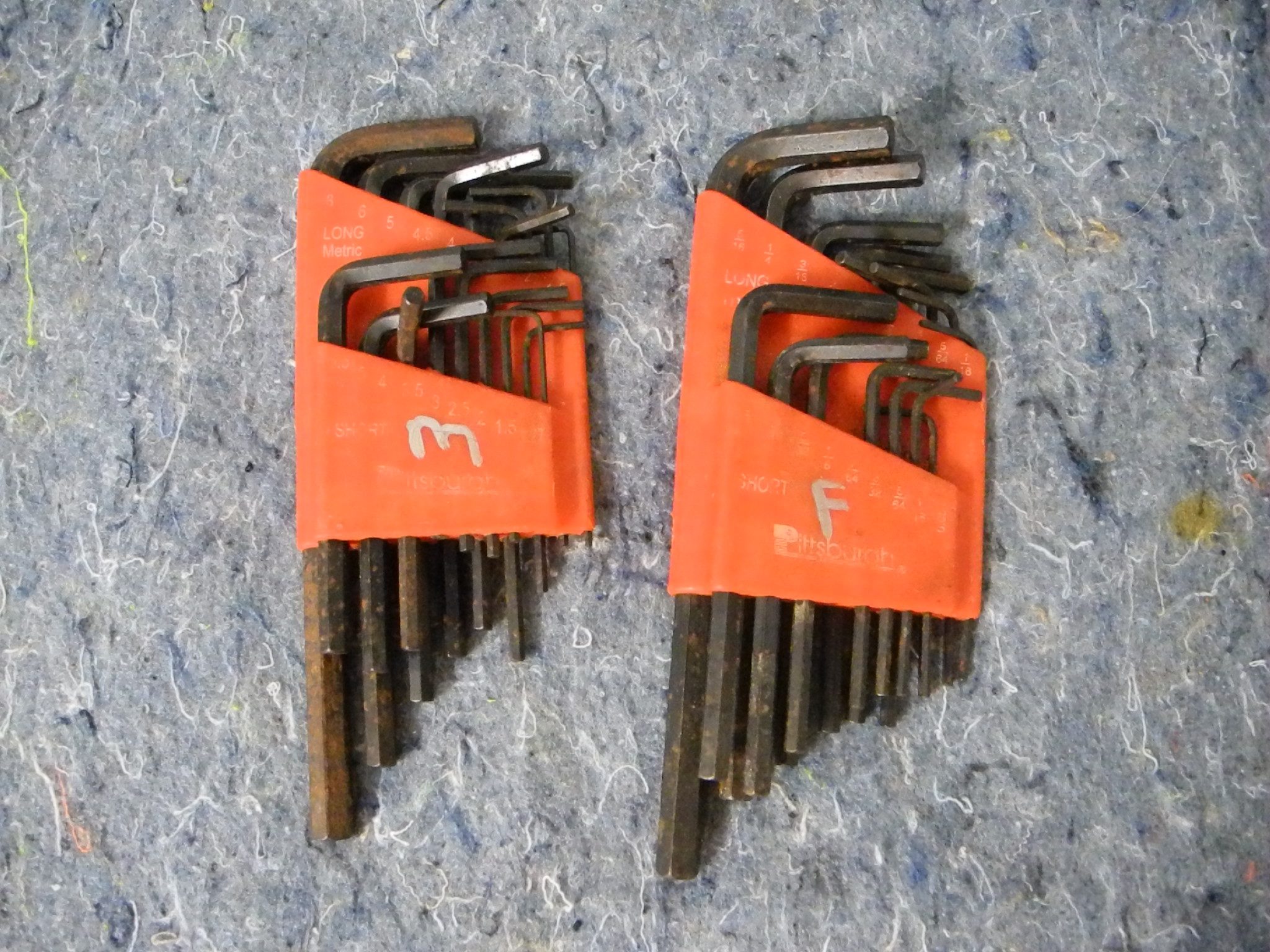 thumbnail image 2 of Allen 5/64" Hex Keys – 10 Pack, Short Arm, SAE, Alloy Steel, Made In USA, MPN 57010 2 of 4